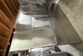 STAINLESS STEEL CAGE BANKS. DOG KENNEL